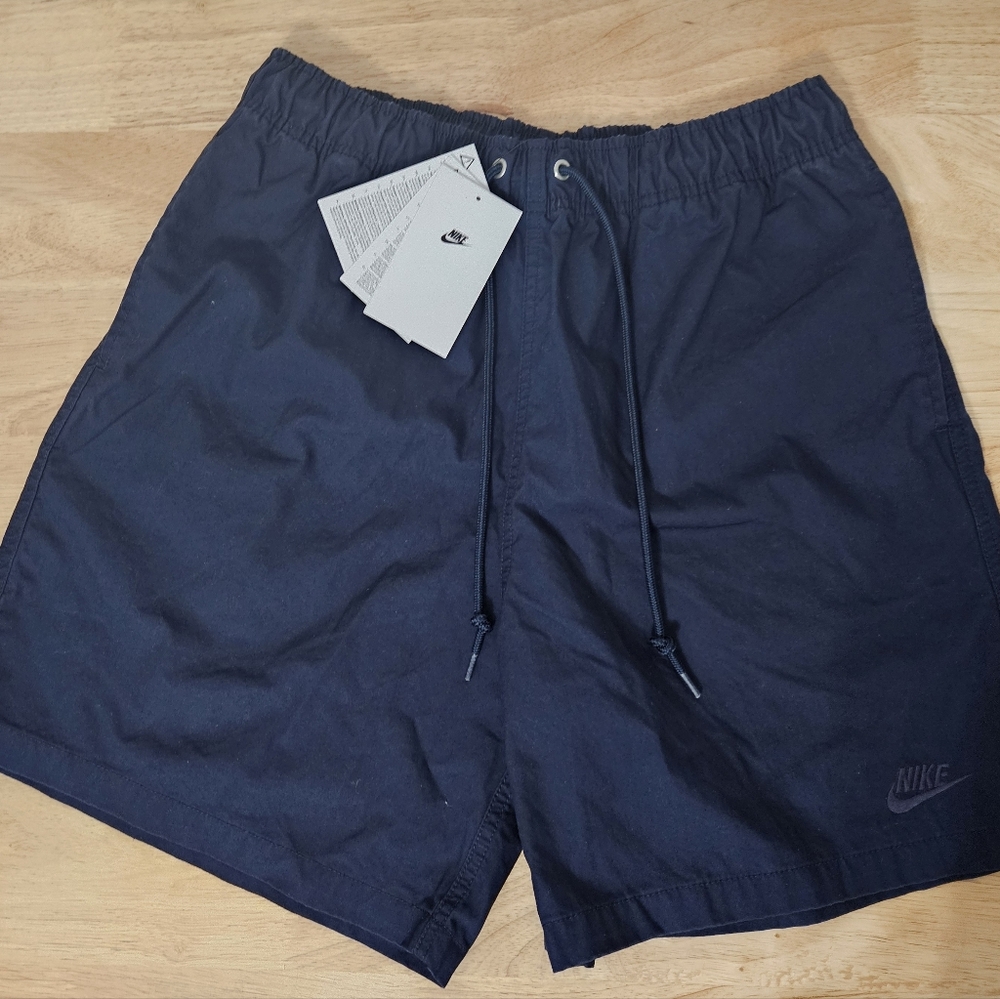 Nike Mens Club Washed Flow Shorts Blue